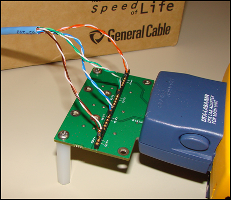 Адаптер к прибору DTX для тестирования неоконцованного кабеля