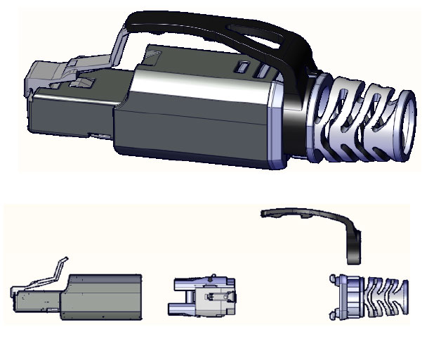 Изображение вилки Z-Plug компании Siemon