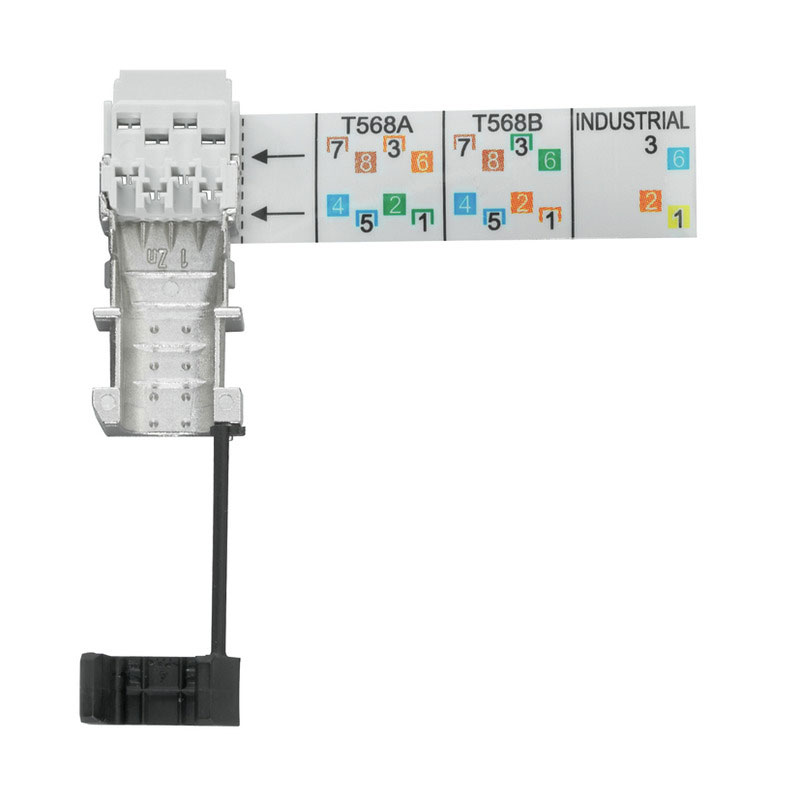 Изображение вилки IDC вилка IE-PS-RJ45-FH-BK от Weidmuller