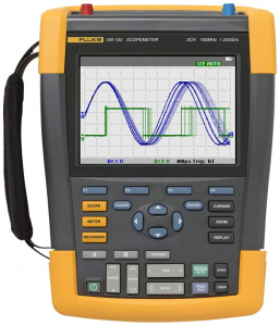 Промышленный портативный осциллограф в комплекте Fluke 190-102/EU/S