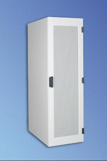 Шкаф 46U 800x1000d  ASP "Server Rack", перф., дверь, 4 экструдера с квадратной перфорацией, FLAT PACK, RAL 7021 темно-серый