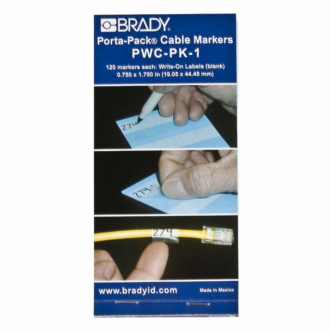Самоламинирующиеся кабельные маркеры для надписывания, винил В-292 производства BRADY