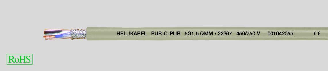 22315  PUR-C-PUR Cu-geschirmt 2x0,75 qmm