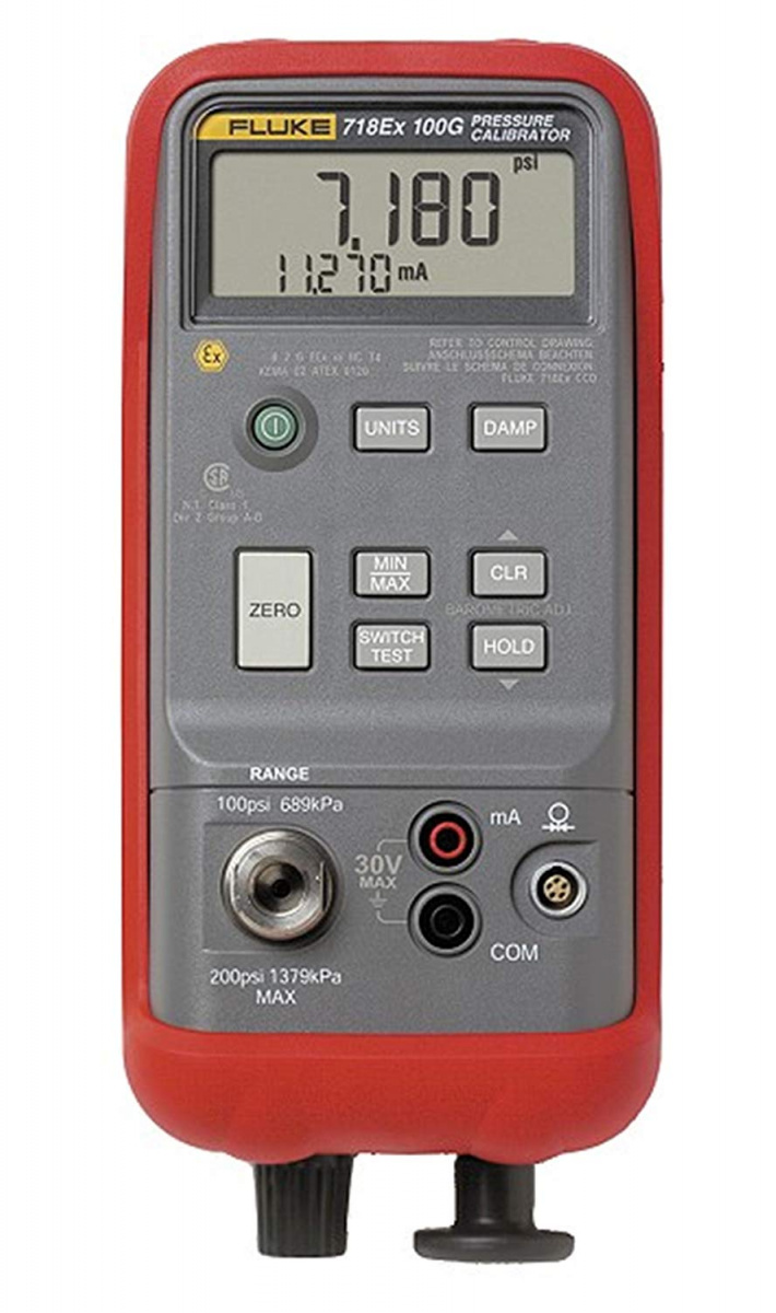 Изображение прибора Искробезопасный калибратор давления Fluke 718EX 30