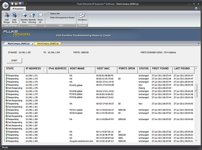 IP Inspector от Fluke Networks - выполняйте обнаружение устройств IPv4/IPv6 и открывайте порты TCP